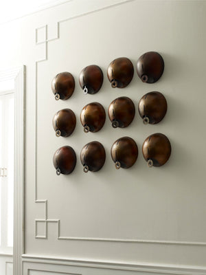 Phillips Collection Spheres Wall Tile - Luxurious Bronze Finish For Stunning Home Decor & Unique Artistic Appeal Brown Resin Dr57425
