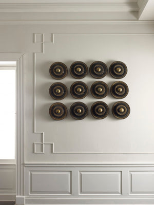 Phillips Collection Circles Wall Tile - Artisan-grade Resin Design For Stunning Home Decor And Unique Wall Art Olive Resin Dr57426