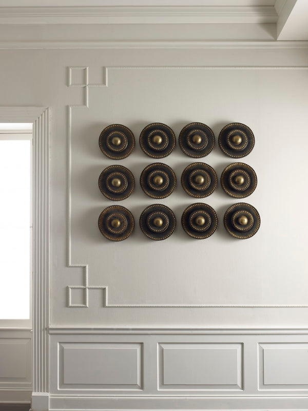 Phillips Collection Circles Wall Tile - Artisan-grade Resin Design For Stunning Home Decor And Unique Wall Art Olive Resin Dr57426