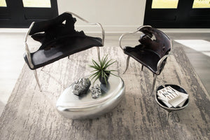 Phillips Collection Graven Live Edge Bench In Black - Unique Reclaimed Teak With Sculptural Stainless Steel Legs Brown,Black Wood ,Teak Id112788