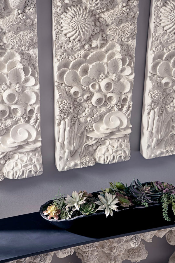 Phillips Collection Coral Reef Wall Art - Stunning Ocean-inspired Design With Natural White Finish And Iron Frame Off White Resin Ph112036