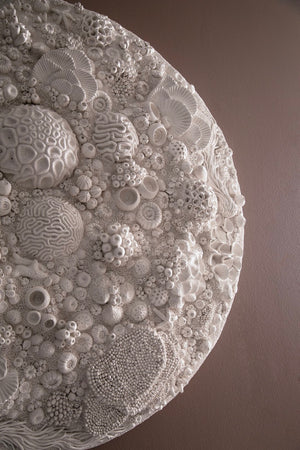 Phillips Collection Coral Reef Wall Art - Stunning Ocean-inspired Design With Natural White Finish And Iron Frame Off White Resin Ph112039