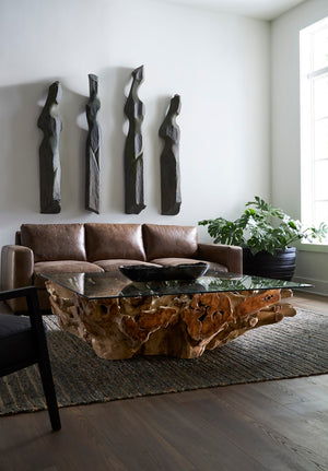 Phillips Collection Cast Elegant Women Wall Art Sculpture - Stunning Splinter Stone Finish For Home Or Office Décor Green Resin,Resin Composite Ph116042