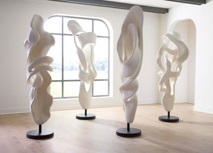 Phillips Collection Cast Dancing Sculpture - Eye-catching Art Piece For Modern Organic Home Décor And Aesthetic Appeal Off White Resin Ph117285