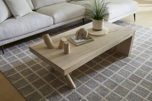 Phillips Collection Branch Waterfall Coffee Table – Bleached Chamcha Wood Design For Modern Natural Aesthetic Elegance Off White Wood ,Chamcha Wood Th115344