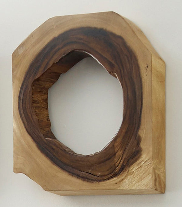 Phillips Collection Freeform Wall Tile - Unique Chamcha Wood Art Piece, Perfect For Modern Organic Décor Solutions Brown Wood ,Chamcha Wood Th68903