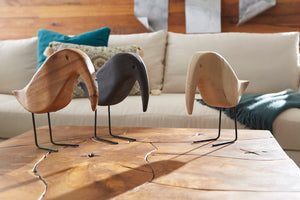 Phillips Collection Natural Bird Sculpture – Playful Decorative Accent For Home, Unique Woodgrain Texture, Versatile Display Brown Wood Th77264