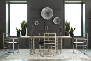 Phillips Collection Lotus Large Metal Wall Art - Hand-crafted Copper Beauty With Textured Black Highlights For Home Decor Silver,Black Metal Th96159