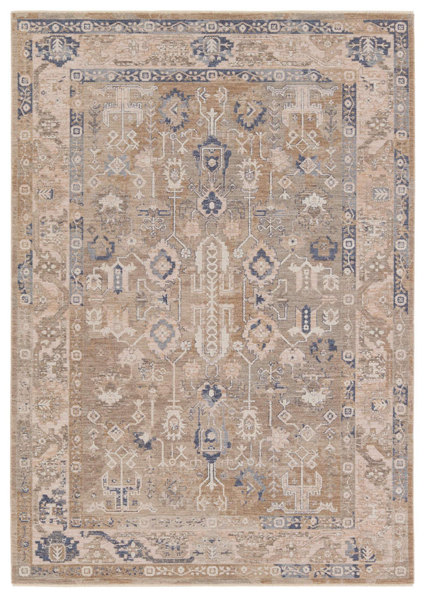 Jaipur Living Jaipur Living Estelle Tree of Life Oushak Runner Rug Neutral Vintage Hallway Accent 3' x 10' RUG158431
