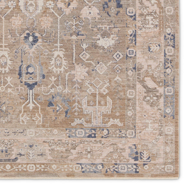 Jaipur Living Jaipur Living Estelle Tree of Life Oushak Runner Rug Neutral Vintage Hallway Accent 3' x 10' RUG158431