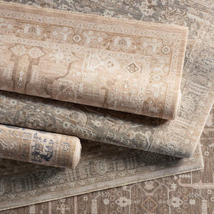 Jaipur Living Jaipur Living Estelle Tree of Life Oushak Runner Rug Neutral Vintage Hallway Accent 3' x 10' RUG158431