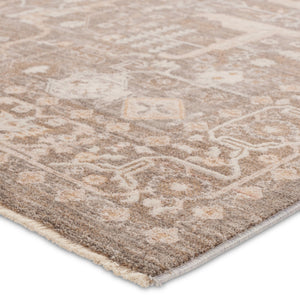 Jaipur Living Lilit Lechmere Lil03 Powerloomed Machinemade 90% Polyester 10% Polypropylene Traditional Medallion Indoor Rug Tan, Cream 90% Polyester 10% Polypropylene Rug158442