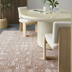 Jaipur Living Lilit Lechmere Lil03 Powerloomed Machinemade 90% Polyester 10% Polypropylene Traditional Medallion Indoor Rug Tan, Cream 90% Polyester 10% Polypropylene Rug158442