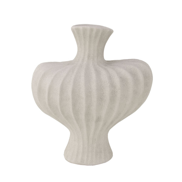 Zeugma Earth Pot Grey 40457l - Stylish Clay Planter In Earth Grey Finish, Perfect For Indoor & Outdoor Use!   Nw240457l-44