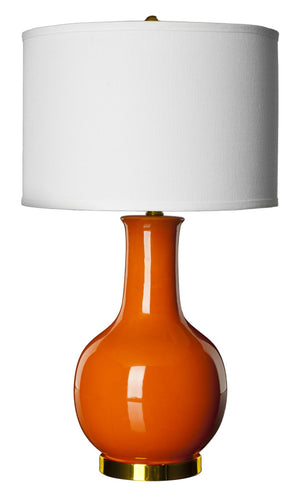 Safavieh PARIS, 27.5 INCH CERAMIC TABLE LAMP - Timeless Elegance for Your Home with Warm Ambient Illumination Orange LIT4024B