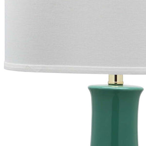 Safavieh PARIS, 27.5 INCH CERAMIC TABLE LAMP - Timeless Elegance for Your Home with Warm Ambient Illumination Emerald LIT4024J