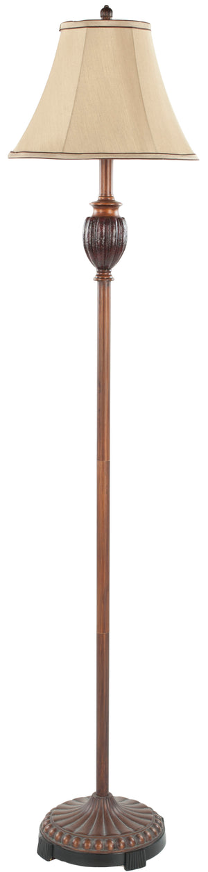 Safavieh Gwendolyn 61 Inch H Floor Lamp Gold/Red LIT4030A