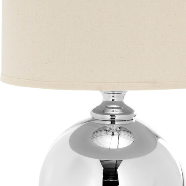 Safavieh ICOTT, 28-Inch Silver Glass Table Lamp – Elegant Lighting for Home Decor & Warm Ambiance Creation LIT4053A