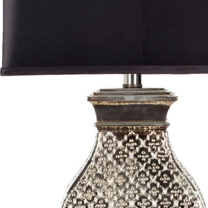 Safavieh MALAGA, Elegant 29-Inch Silver Champagne Table Lamp Set of 2 for Modern & Classic Interiors LIT4064A-SET2