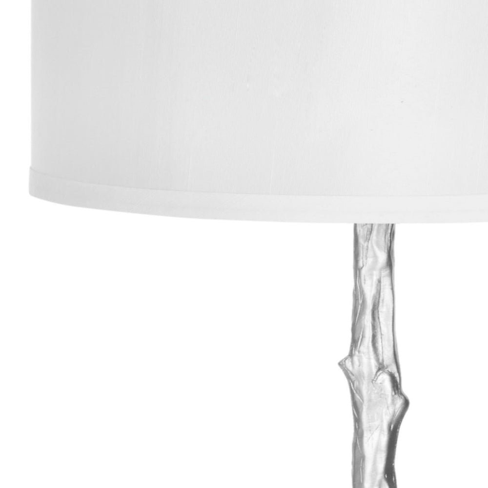 Safavieh SILVER Branch Floor Lamp - 58-Inch Sculptural Silver Resin Light for Modern Living Spaces & Offices LIT4075B