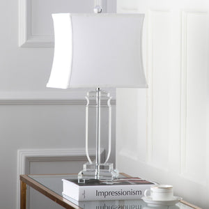 Safavieh OLYMPIA, Elegant 24-Inch Crystal Table Lamp Set of 2 - Timeless Design for Home Décor Perfection! LIT4099A-SET2