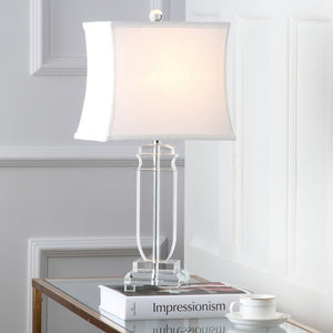 Safavieh OLYMPIA, Elegant 24-Inch Crystal Table Lamp Set of 2 - Timeless Design for Home Décor Perfection! LIT4099A-SET2