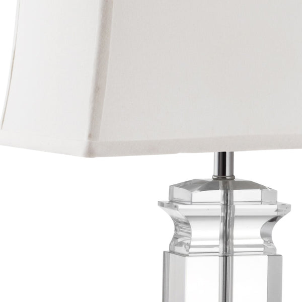 Safavieh OLYMPIA, Elegant 24-Inch Crystal Table Lamp Set of 2 - Timeless Design for Home Décor Perfection! LIT4099A-SET2