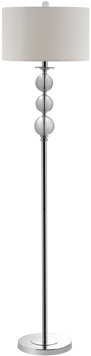 Safavieh PIPA, 61-Inch Crystal Floor Lamp - Luxurious Illumination for Modern and Traditional Interiors LIT4105A
