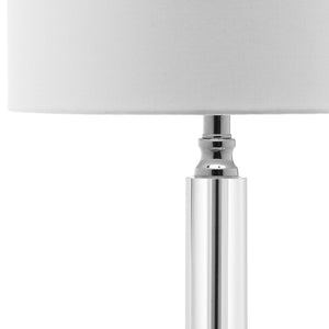 Safavieh DECO Column Crystal Table Lamp Set of 2, 24.5-Inch Elegant Lighting for Modern & Classic Décor LIT4117A-SET2