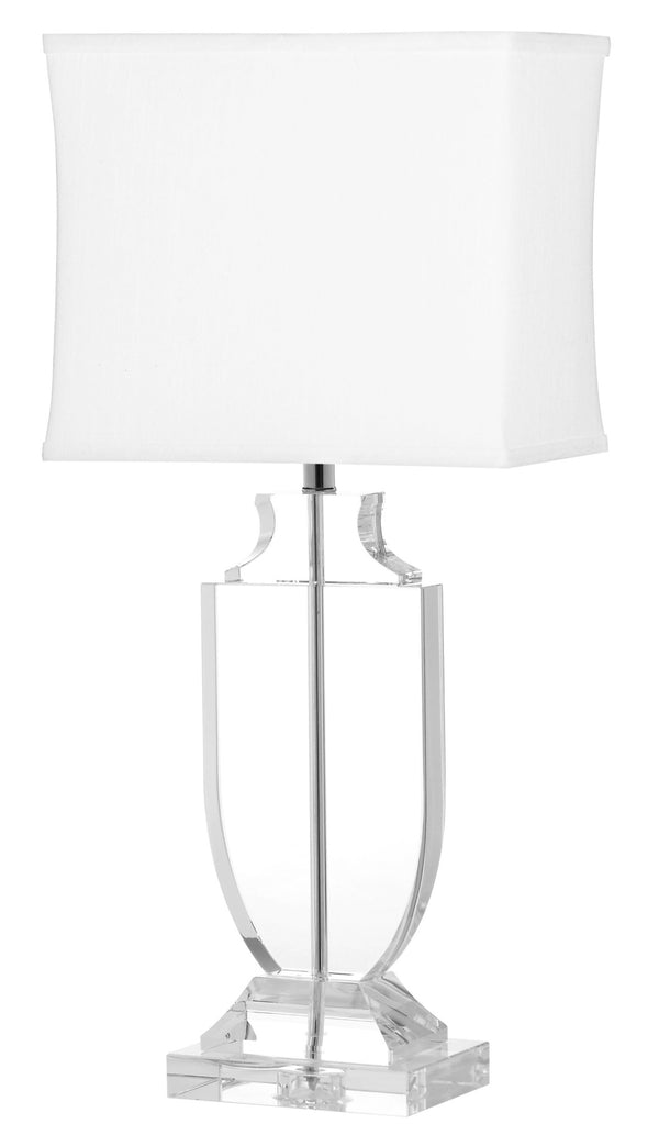 Safavieh DEIRDRE, 28-Inch Clear Crystal Table Lamp – Modern Elegance for Living Room, Bedroom & Office Decor LIT4122A
