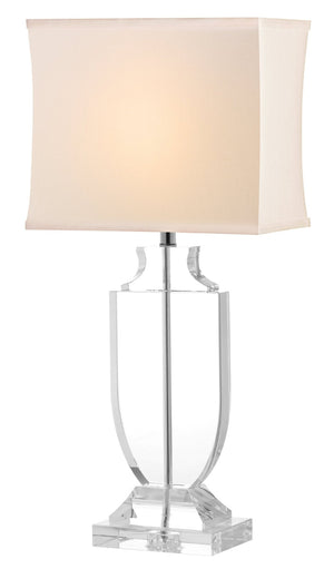 Safavieh DEIRDRE, 28-Inch Clear Crystal Table Lamp – Modern Elegance for Living Room, Bedroom & Office Decor LIT4122A