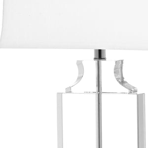 Safavieh DEIRDRE, 28-Inch Clear Crystal Table Lamp – Modern Elegance for Living Room, Bedroom & Office Decor LIT4122A