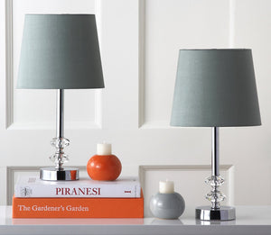 Safavieh Ashford Crystal Orb Lamp - Elegant Clear Base With Striking Green Shade For Any Room Ambiance Clear ,Green Crystal Lit4131a