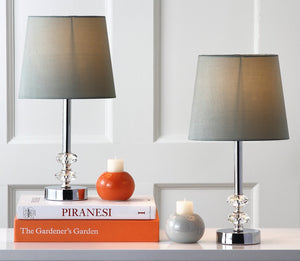 Safavieh Ashford Crystal Orb Lamp - Elegant Clear Base With Striking Green Shade For Any Room Ambiance Clear ,Green Crystal Lit4131a