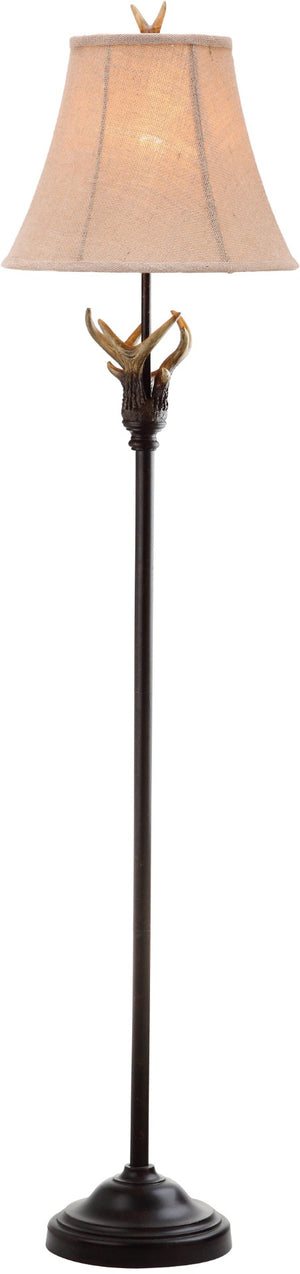 Safavieh SUNDANCE Antler Floor Lamp - Rustic Brown Lighting for Lodge Decor, Easy Assembly & Warm Ambiance LIT4139A