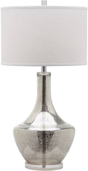 Safavieh MERCURY Table Lamp – Elegant Silver Mercury Glass Design for Timeless Home Décor and Ambiance Silver LIT4141A