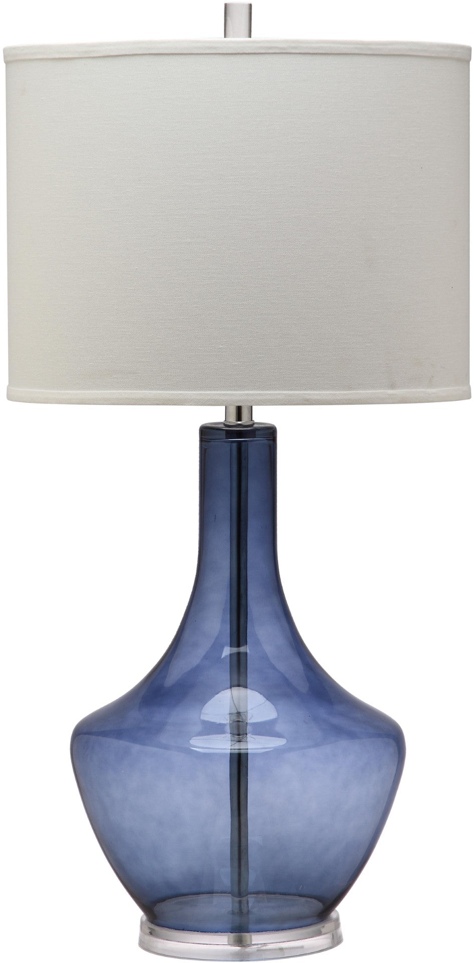 Safavieh MERCURY Table Lamp – Elegant Silver Mercury Glass Design for Timeless Home Décor and Ambiance Light Blue LIT4141B