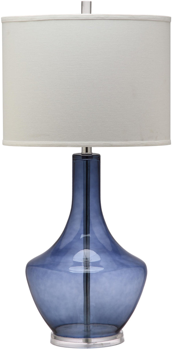 Safavieh MERCURY Table Lamp – Elegant Silver Mercury Glass Design for Timeless Home Décor and Ambiance Light Blue LIT4141B