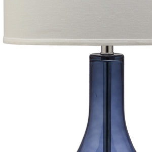 Safavieh MERCURY Table Lamp – Elegant Silver Mercury Glass Design for Timeless Home Décor and Ambiance Light Blue LIT4141B