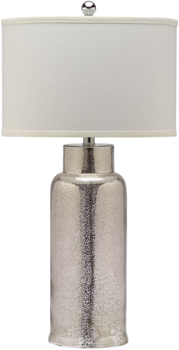 Safavieh BOTTLE Glass Table Lamps - Contemporary Minimalist Design for Elegant Ambient Lighting in Any Room Silver LIT4157D-SET2