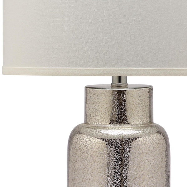 Safavieh BOTTLE Glass Table Lamps - Contemporary Minimalist Design for Elegant Ambient Lighting in Any Room Silver LIT4157D-SET2