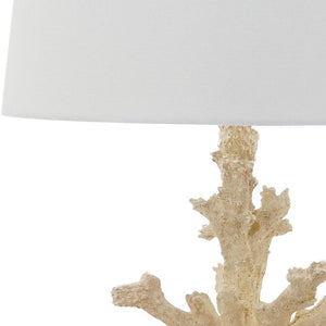 Safavieh FAUX Coral Branch Table Lamps in Cream – Elegant Coastal Lighting for Home Décor & Bedrooms LIT4161A-SET2