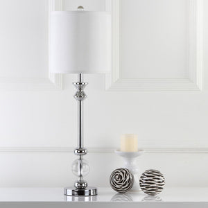 Safavieh ERICA, Elegant 31-Inch Crystal Table Lamp Set of 2 - Modern Design with Iron Accents for Any Space LIT4164A-SET2