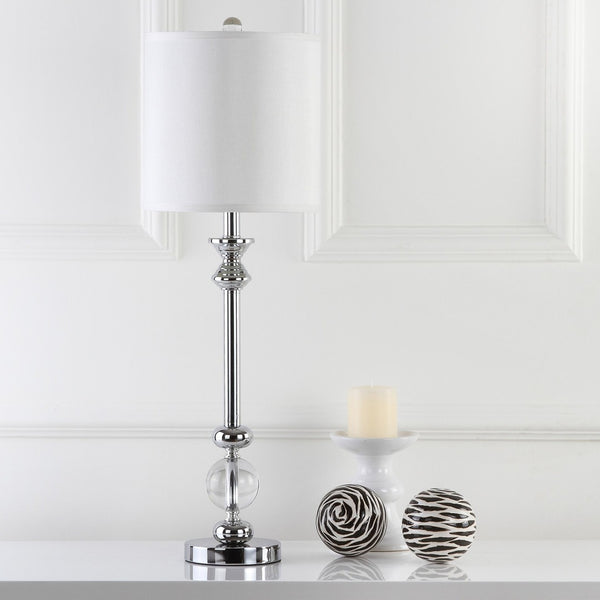 Safavieh ERICA, Elegant 31-Inch Crystal Table Lamp Set of 2 - Modern Design with Iron Accents for Any Space LIT4164A-SET2