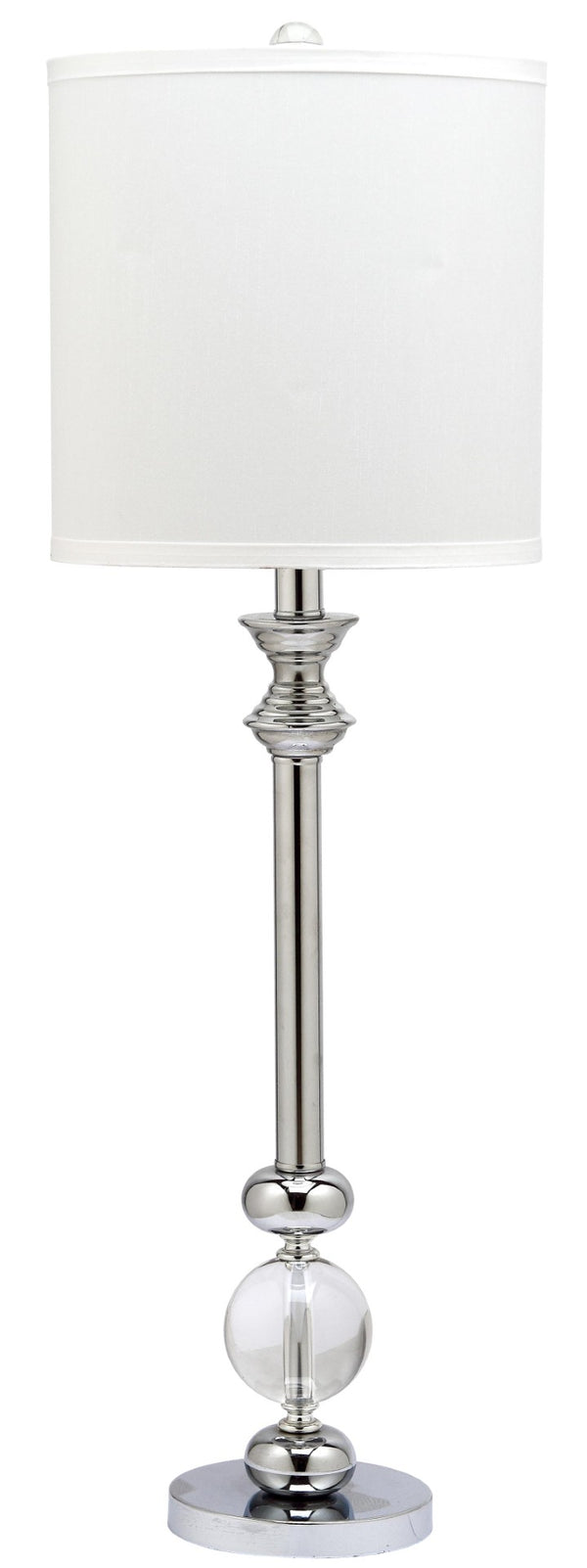 Safavieh ERICA, Elegant 31-Inch Crystal and Iron Table Lamp Set of 2 with USB Ports for Modern Living Spaces LIT4164A-SET2-U