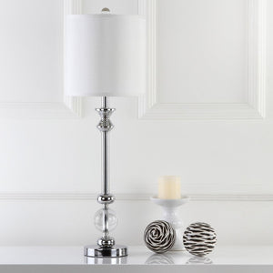 Safavieh ERICA, Elegant 31-Inch Crystal Table Lamp Set of 2 - Modern Design with Iron Accents for Any Space LIT4164A-SET2