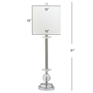 Safavieh MARLA Crystal Candle Table Lamp Set of 2, 31-Inch Stylish Lighting for Modern and Traditional Décor LIT4165A-SET2