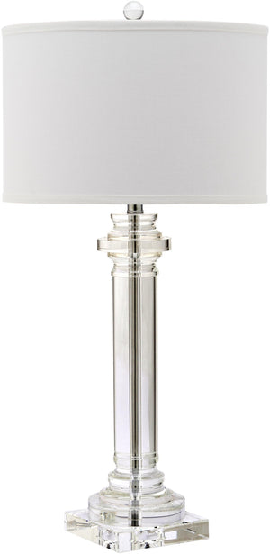Safavieh NINA Crystal Column Table Lamp - 30 Inch Elegant Illumination for Modern & Classic Interiors LIT4166A