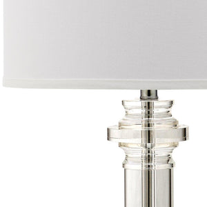 Safavieh NINA Crystal Column Table Lamp - 30 Inch Elegant Illumination for Modern & Classic Interiors LIT4166A