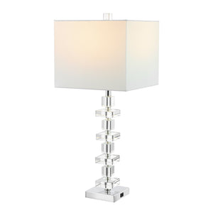 Safavieh Deco Crystal Table Lamp - Timeless Art Deco Elegance With Brilliant Light Reflection For Any Room Crystal Crystal Lit4169a